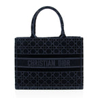 Dior Velvet Cannage Medium Book Tote (SHF-4XXPop)