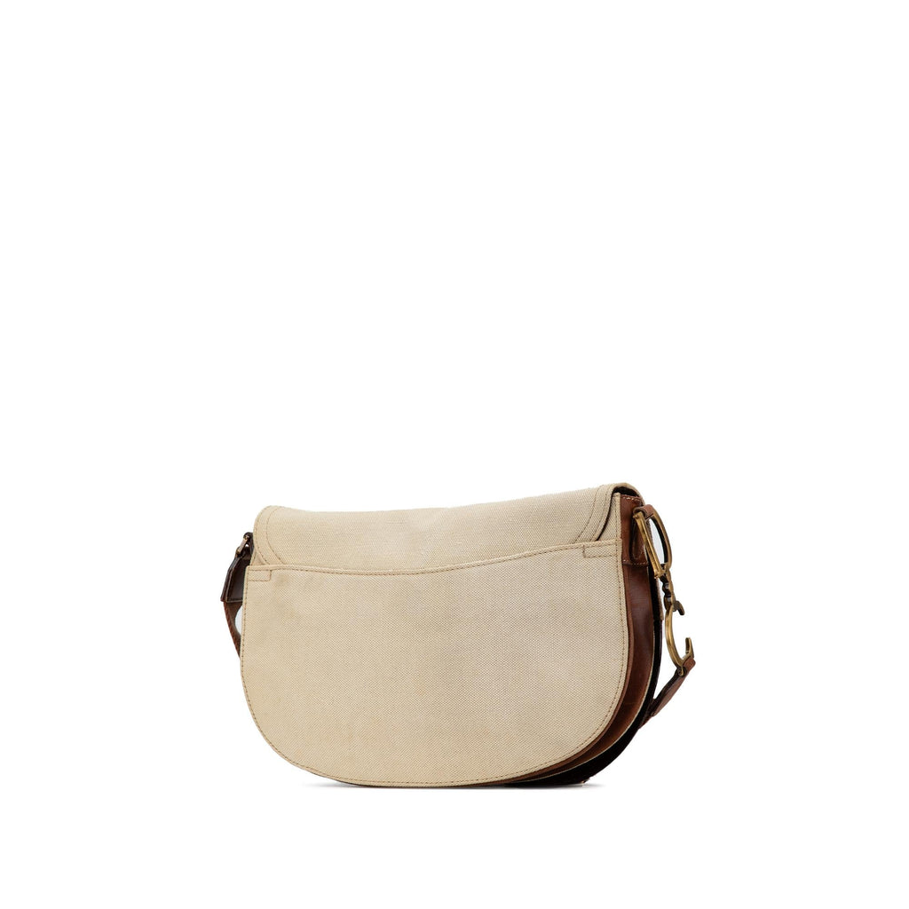 Dior Canvas Double Saddle Crossbody (SHG-kR4h4A)