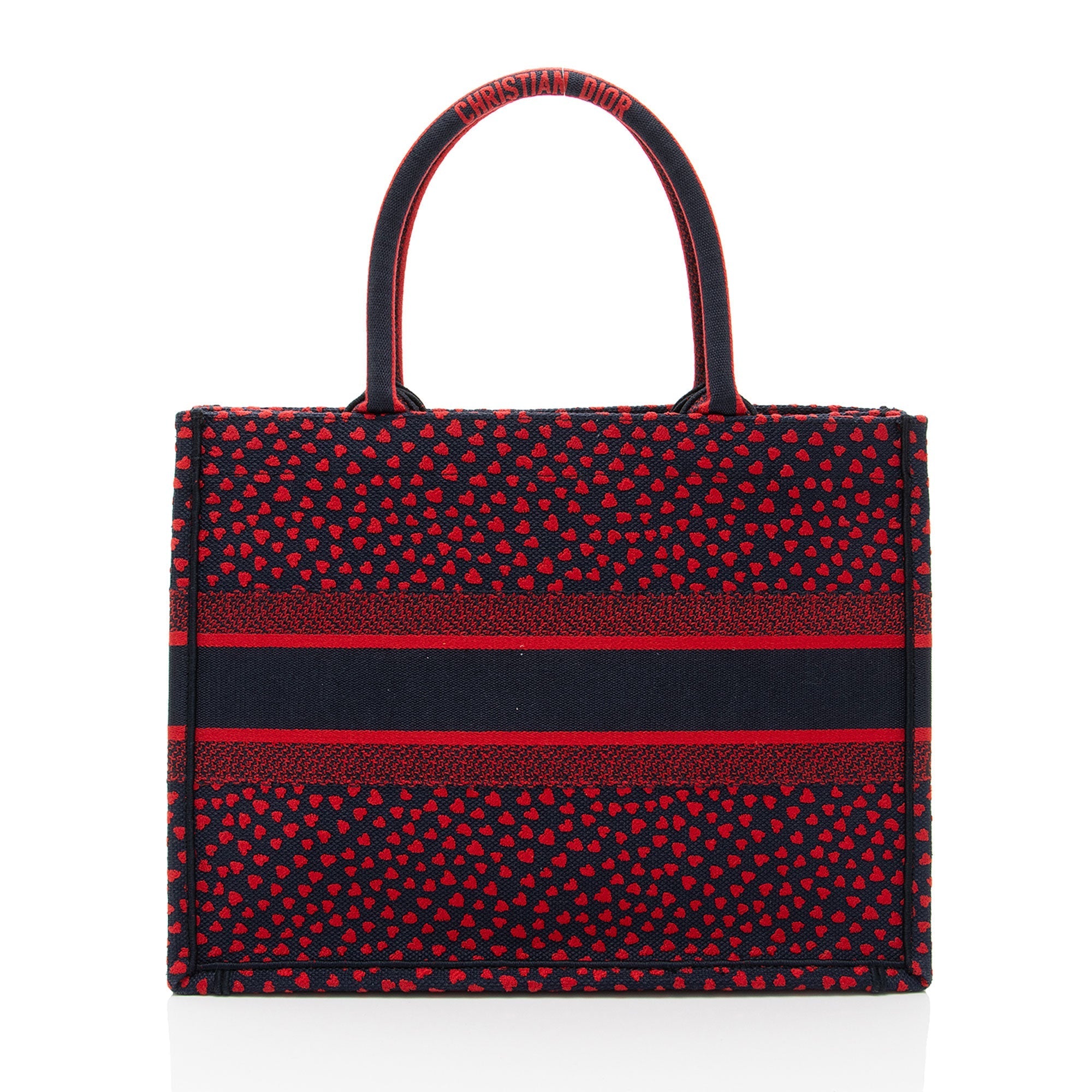 Dior Canvas I Love Paris Medium Book Tote (SHF-DwGsVQ)