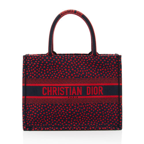 Dior Canvas I Love Paris Medium Book Tote (SHF-DwGsVQ)