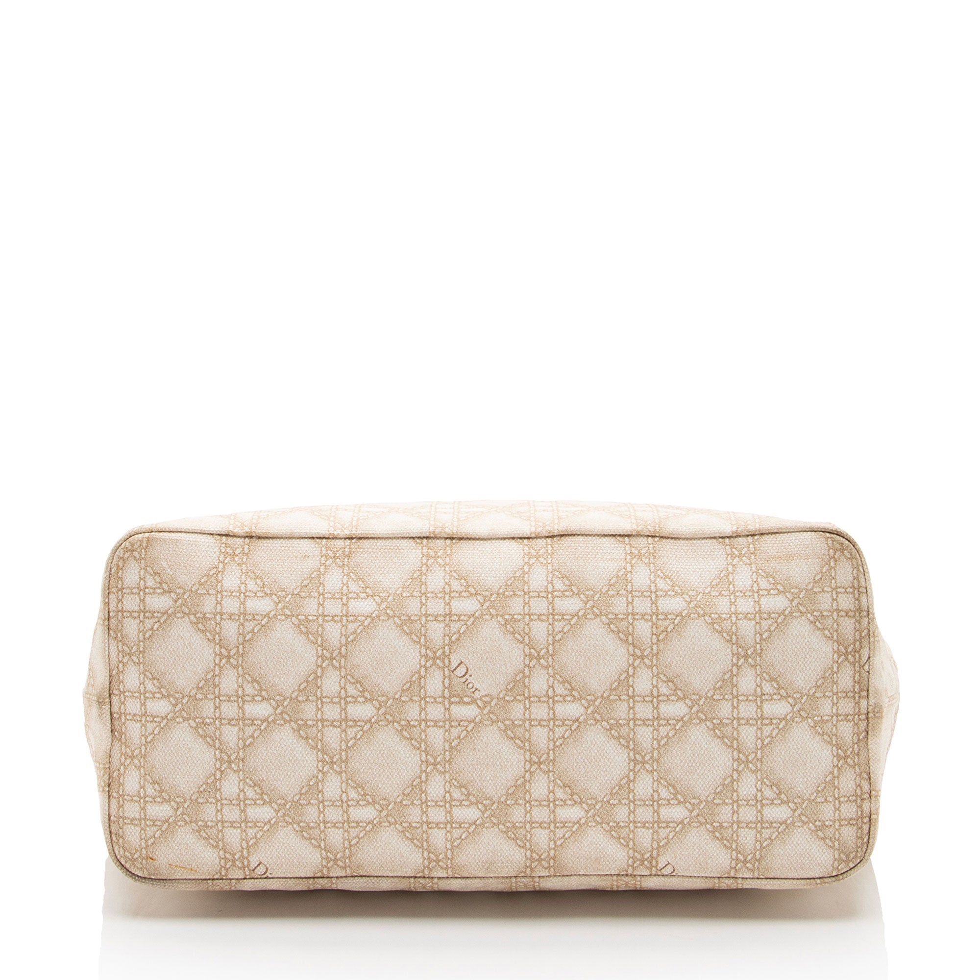 Dior Canvas Knot Cherie Shopping Tote (SHF-87QxeJ)