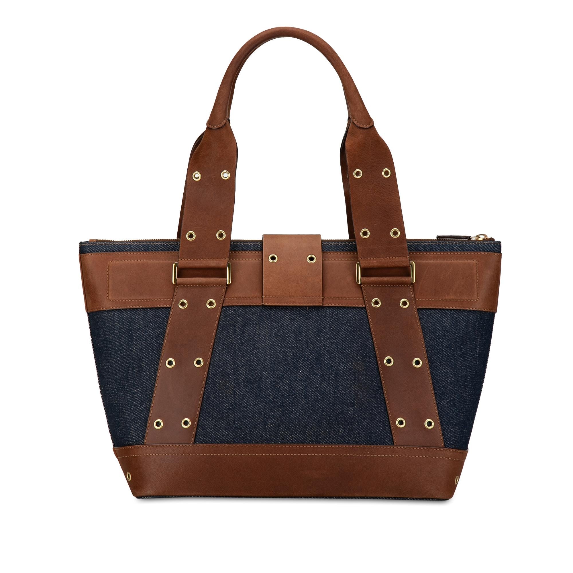 Dior Denim Street Chic Tote (SHG-hvyymA)