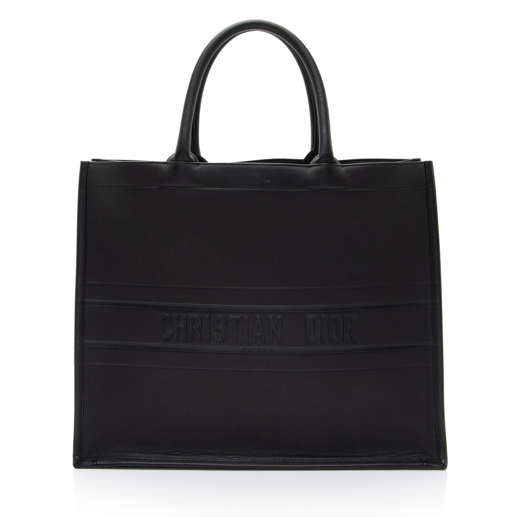 Dior Embossed Calfskin Large Book Tote (SHF-1Gnic2)