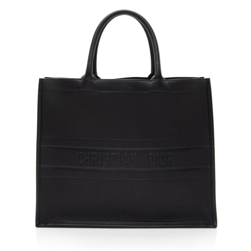 Dior Embossed Calfskin Large Book Tote (SHF-1Gnic2)