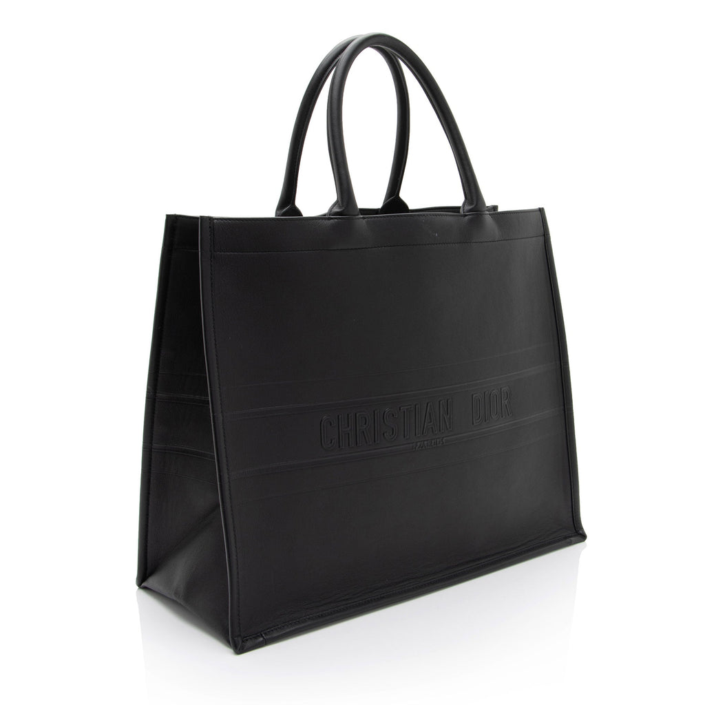 Dior Embossed Calfskin Large Book Tote (SHF-1Gnic2)