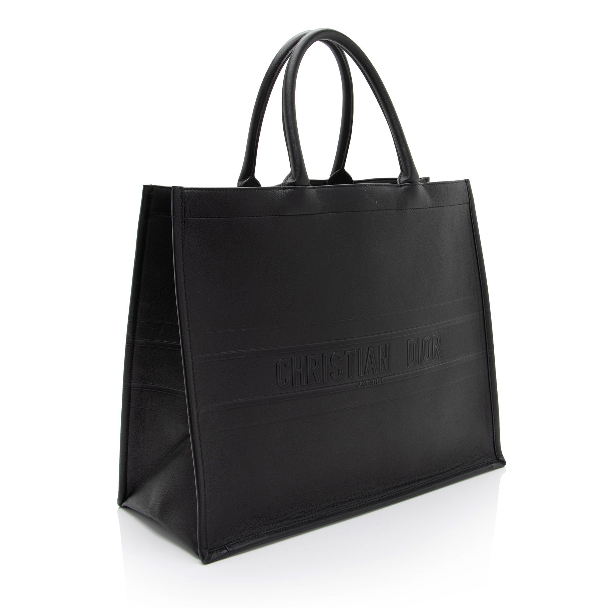 Dior Embossed Calfskin Large Book Tote (SHF-1Gnic2)