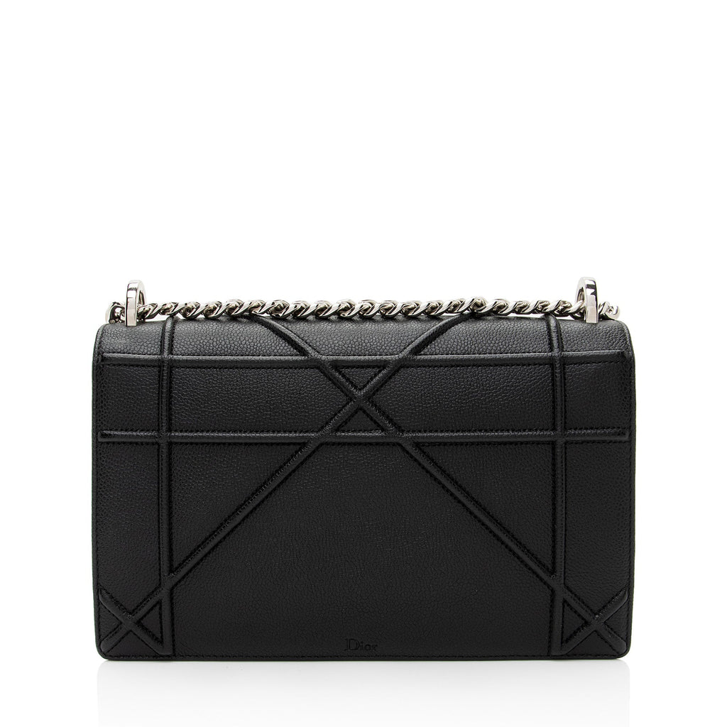 Dior Grained Leather Diorama Medium Shoulder Bag (SHF-KzIqLT)