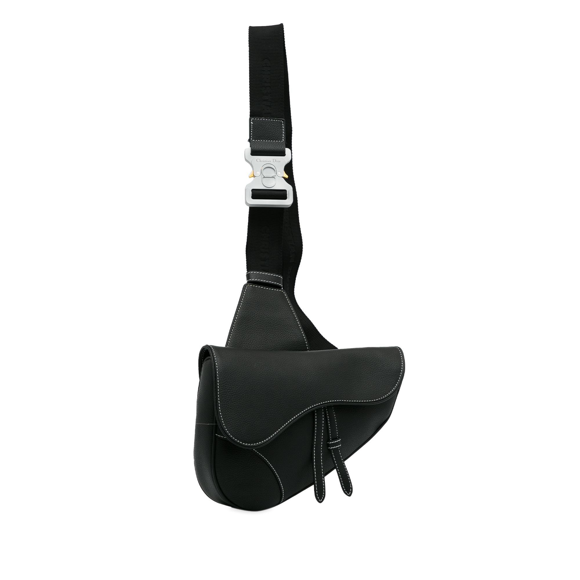 Dior Grained Leather Saddle Crossbody (SHG-rPz2TJ)