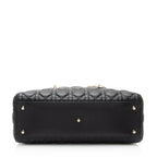 Dior Lambskin Lady Dior Large Tote (SHF-9gavwy)