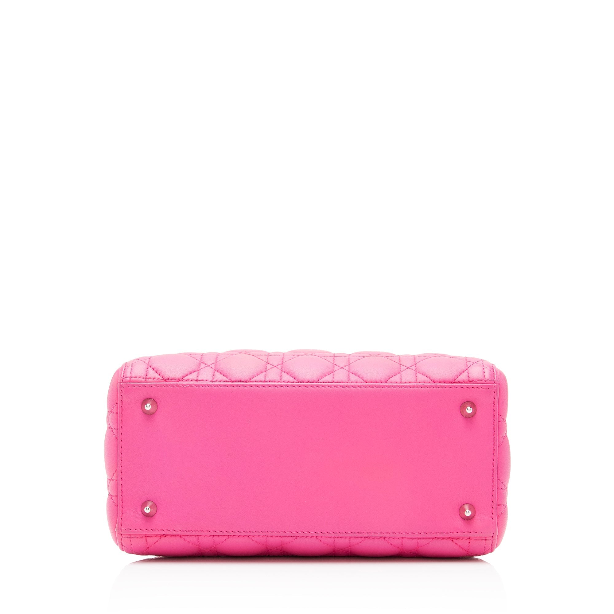 Dior Lambskin Lady Dior Medium Tote (SHF-uBEc2G)