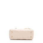 Dior Lambskin Lady Dior Mini Tote (SHF-TFr3Vt)