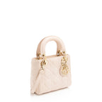Dior Lambskin Lady Dior Mini Tote (SHF-TFr3Vt)