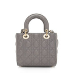 Dior Lambskin My ABCDior Small Lady Dior Tote (SHF-M3kW71)