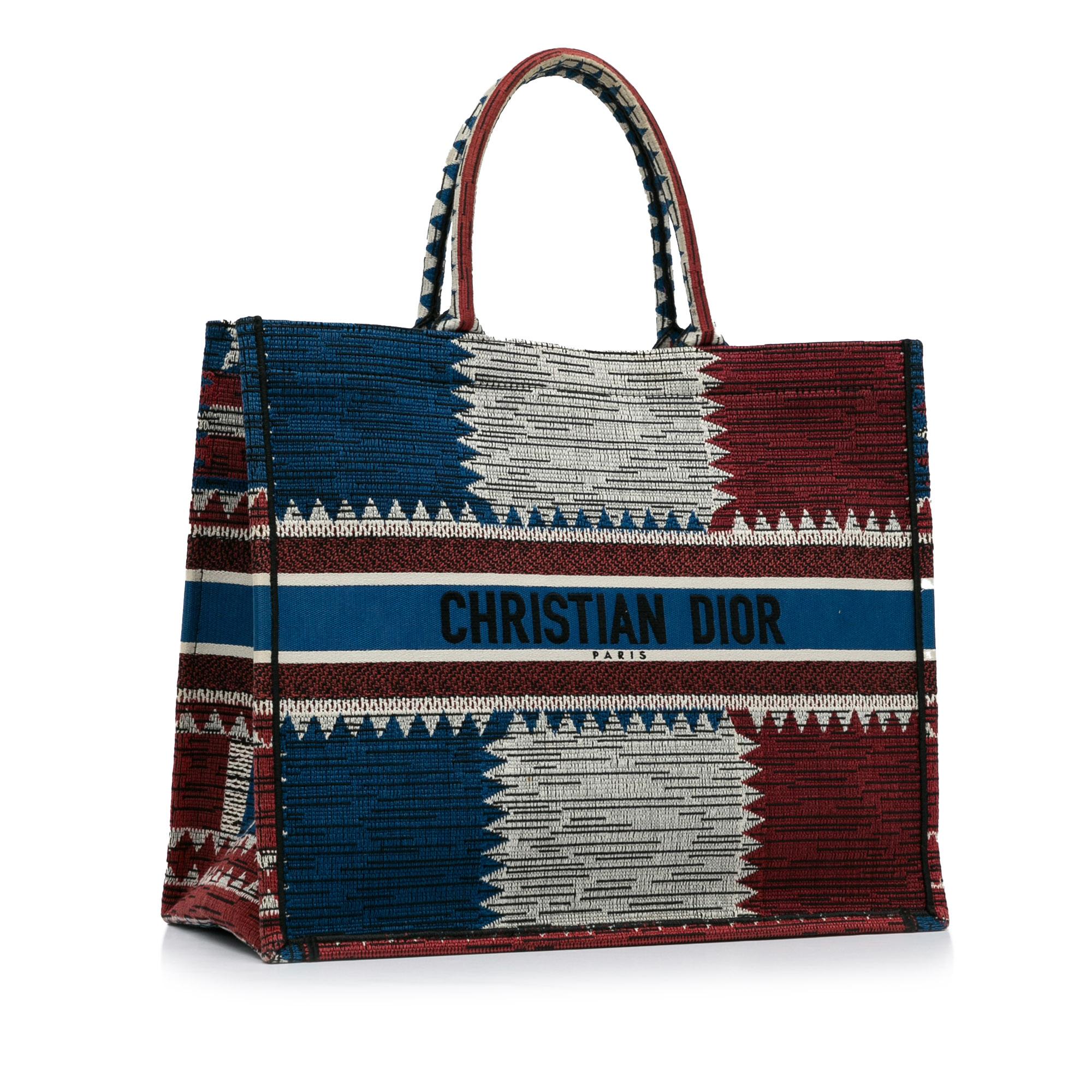 Dior Large French Flag Book Tote (SHG-8tPSdj)