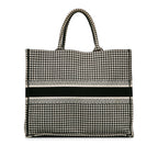 Dior Large Houndstooth Book Tote (SHG-uAGZEe)