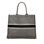 Dior Large Houndstooth Book Tote (SHG-y3z22g)