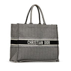 Dior Large Houndstooth Book Tote (SHG-y3z22g)