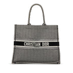 Dior Large Houndstooth Book Tote (SHG-VgsUwy)