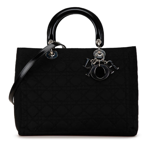 Dior Large Nylon Cannage Lady Dior (SHG-Cl30zQ)