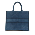 Dior Large Oblique Denim Book Tote (SHG-2aRetf)