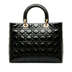 Dior Large Patent Cannage Lady Dior (SHG-LBSYp7)
