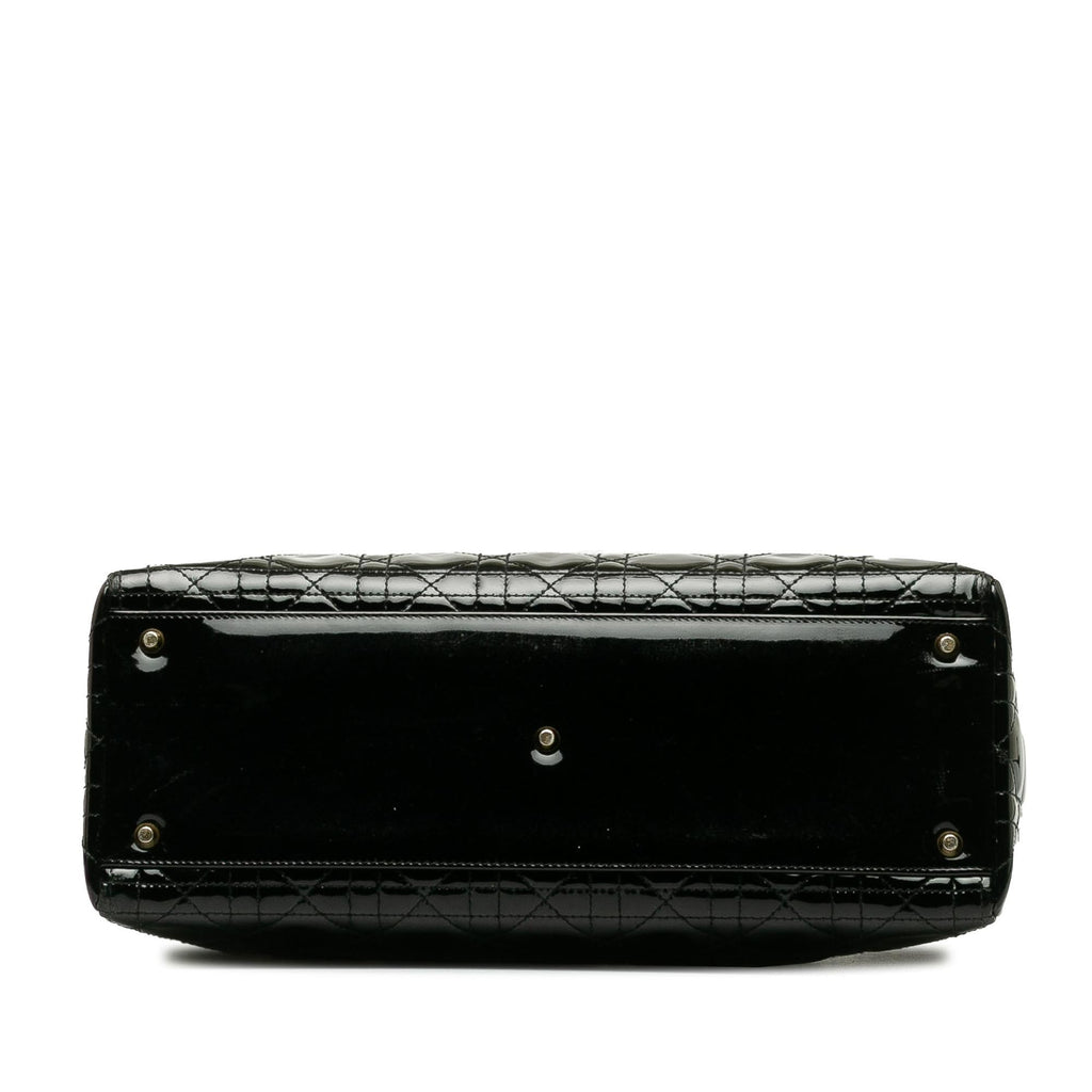 Dior Large Patent Cannage Lady Dior (SHG-LBSYp7)