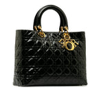 Dior Large Patent Cannage Lady Dior (SHG-LBSYp7)