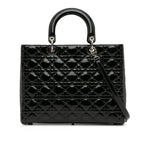 Dior Large Patent Cannage Lady Dior (SHG-bYroL1)