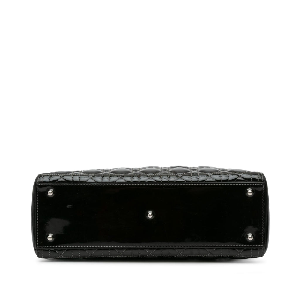 Dior Large Patent Cannage Lady Dior (SHG-bYroL1)