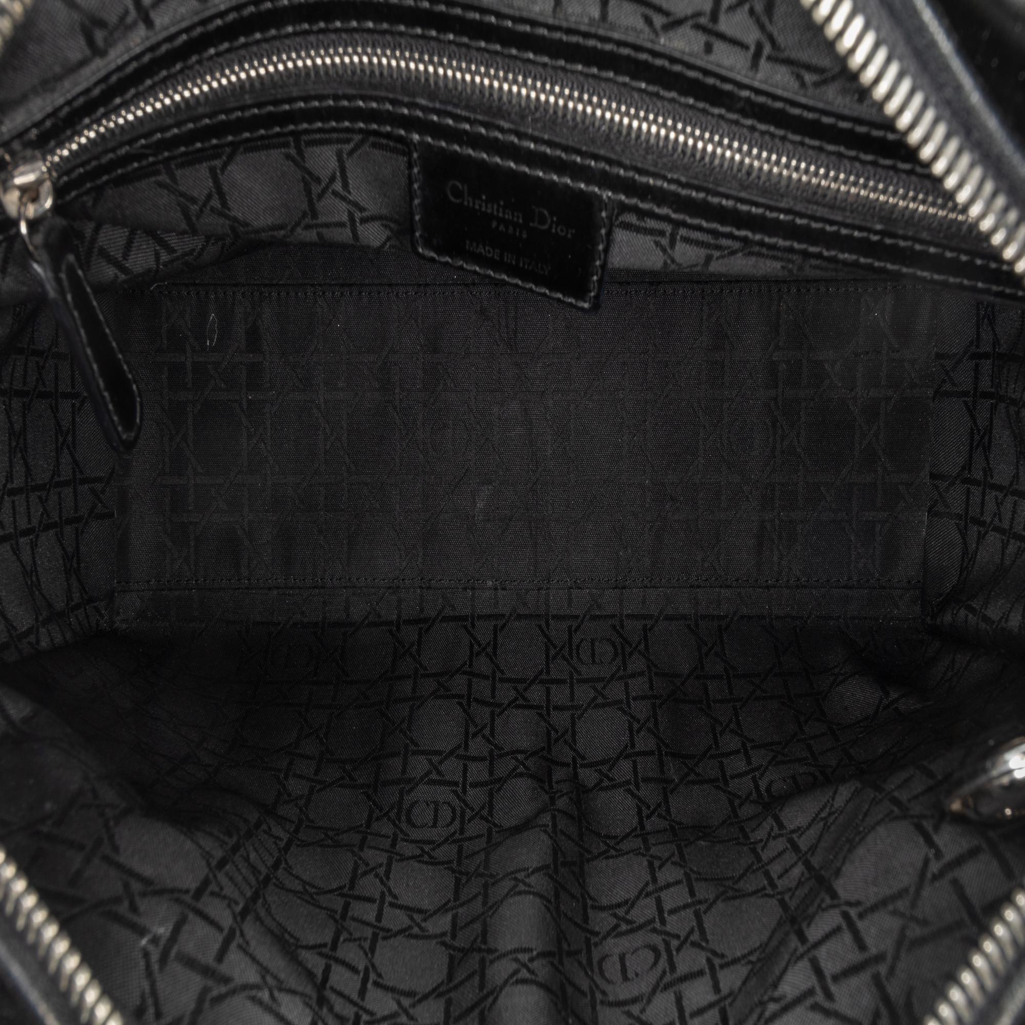 Dior Large Patent Cannage Lady Dior (SHG-IAwgOV)