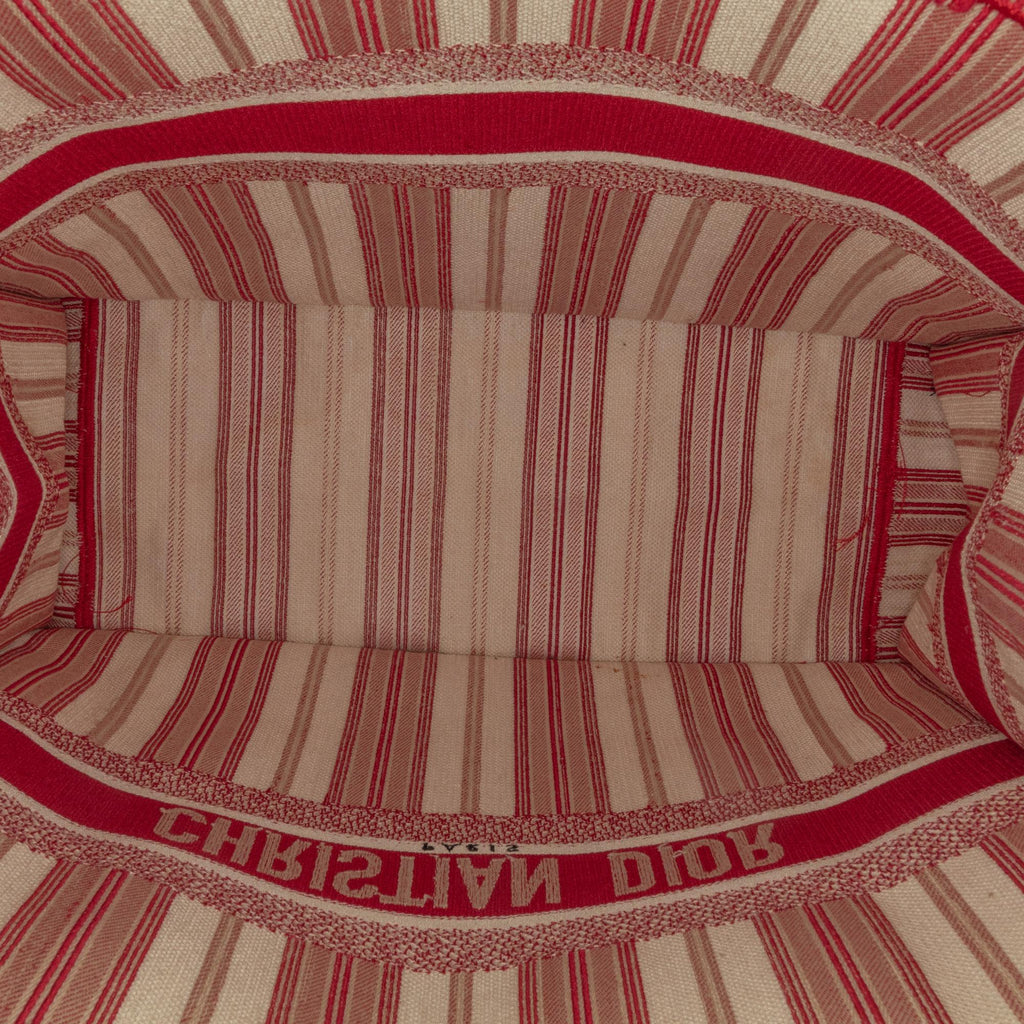 Dior Large Striped Book Tote (SHG-eIF4St)