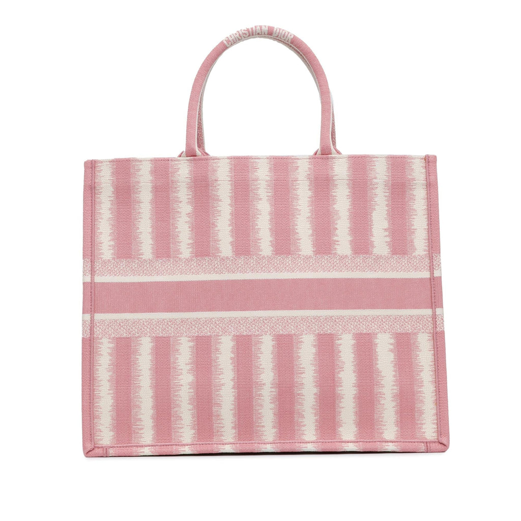 Dior Large Striped Book Tote (SHG-pNTPNs)