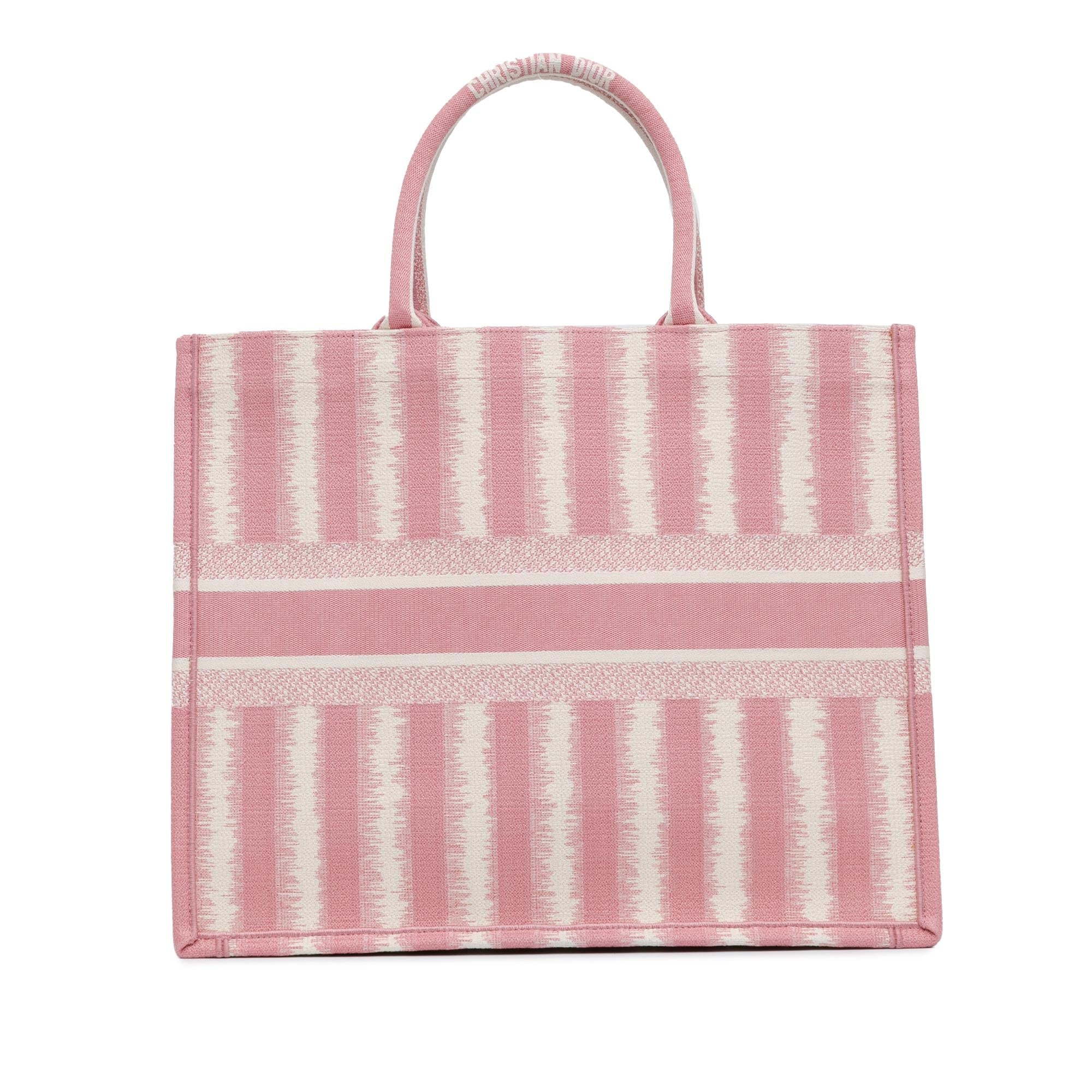Dior Large Striped Book Tote (SHG-pNTPNs)
