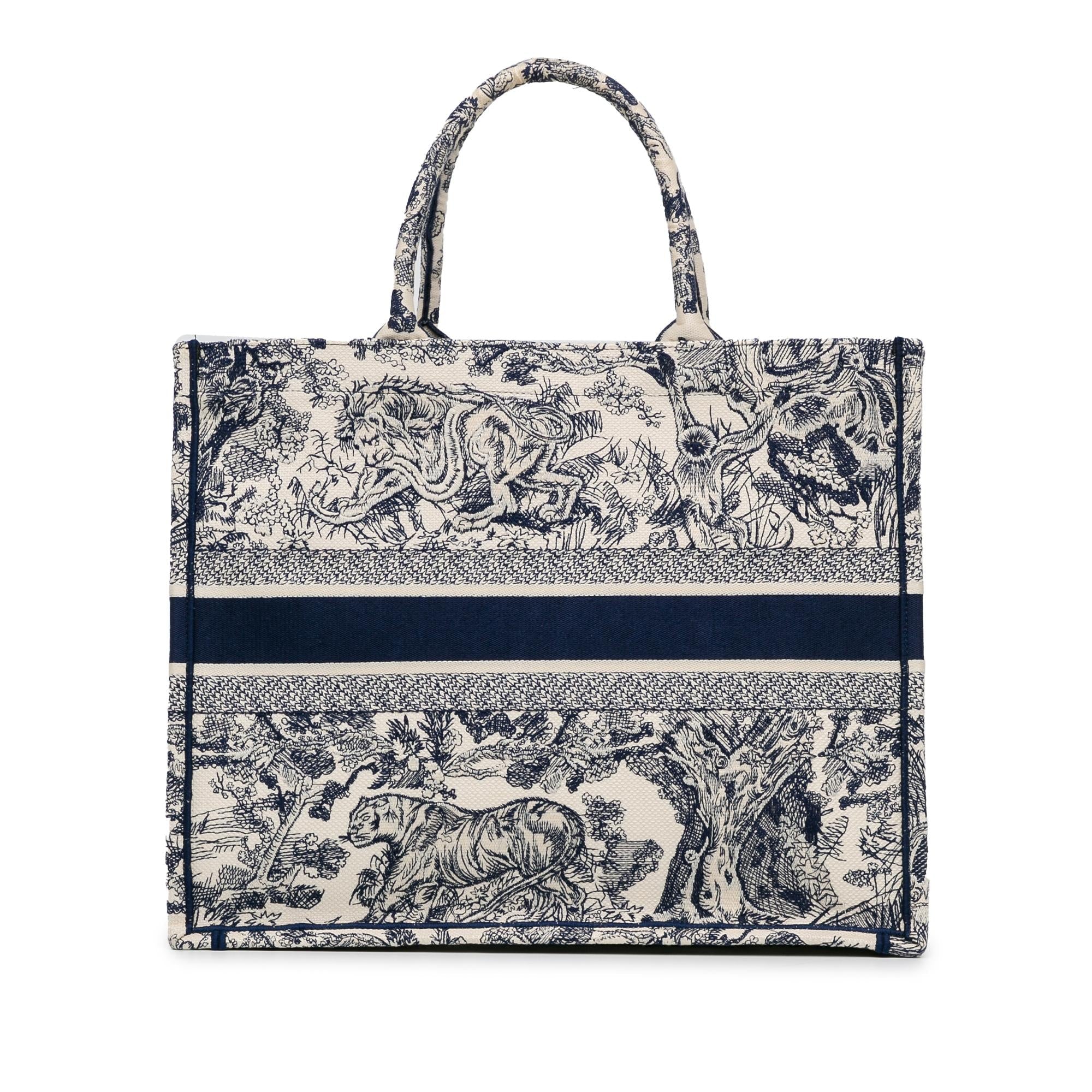 Dior Large Toile De Jouy Book Tote (SHG-P9XqZV)