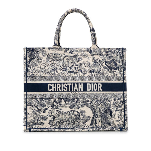 Dior Large Toile De Jouy Book Tote (SHG-P9XqZV)