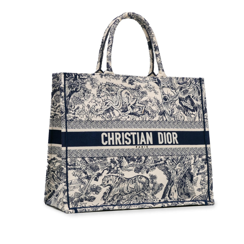 Dior Large Toile De Jouy Book Tote (SHG-P9XqZV)