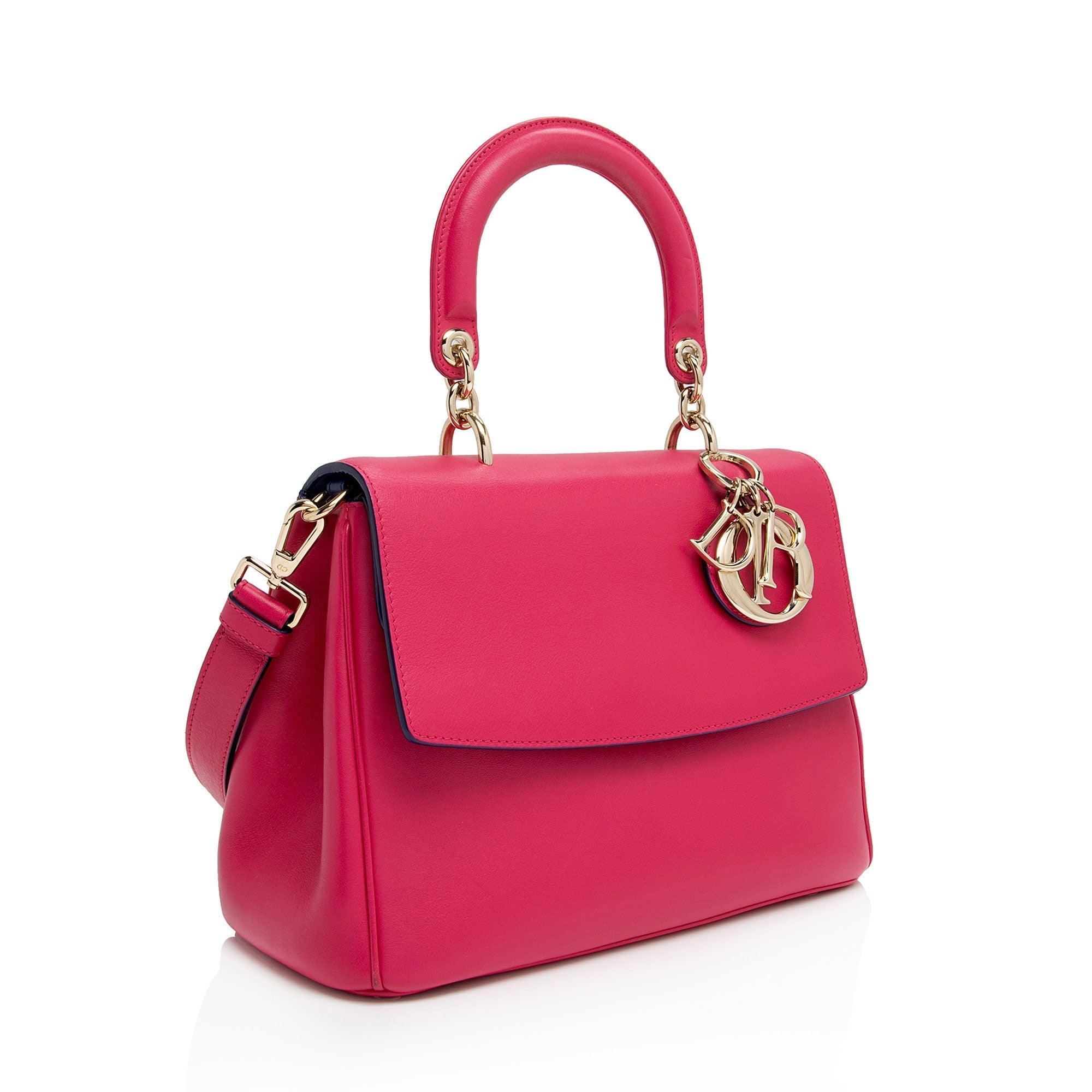 Dior Leather Be Dior Flap Small Satchel (SHF-2OL7ux)