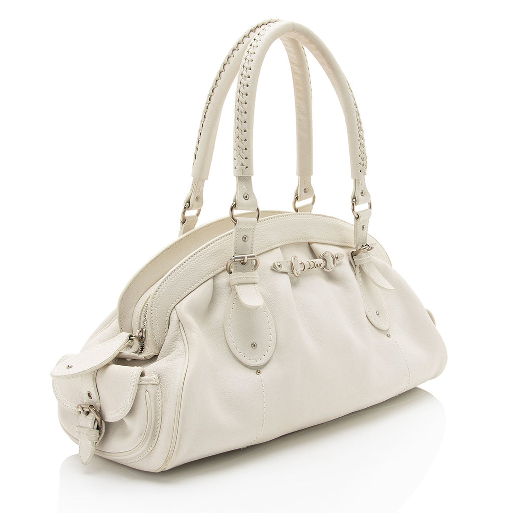 Dior Leather My Dior Frame Small Satchel (SHF-0JZClX)