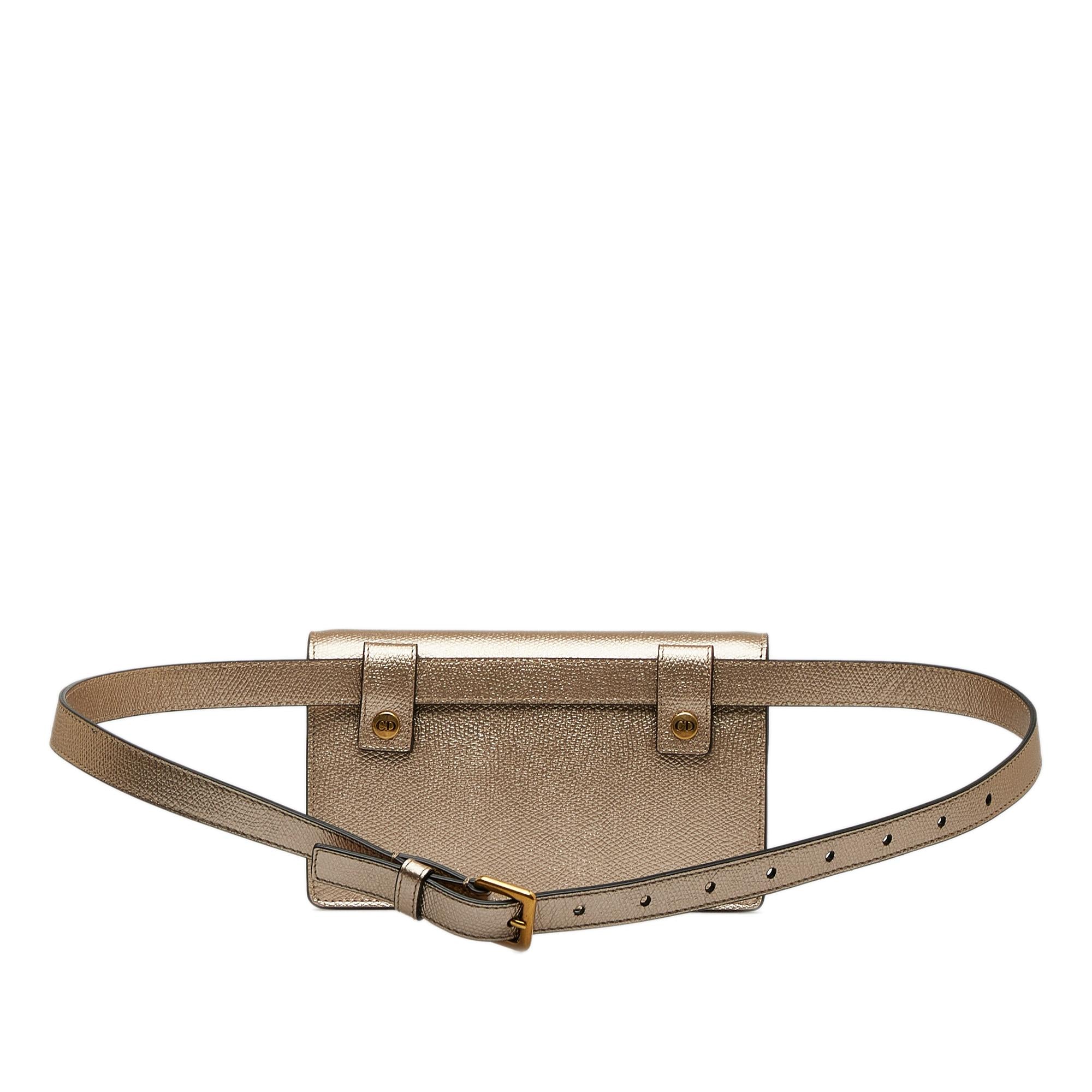 Dior Leather Saddle Belt Bag (SHG-ORVCDh)