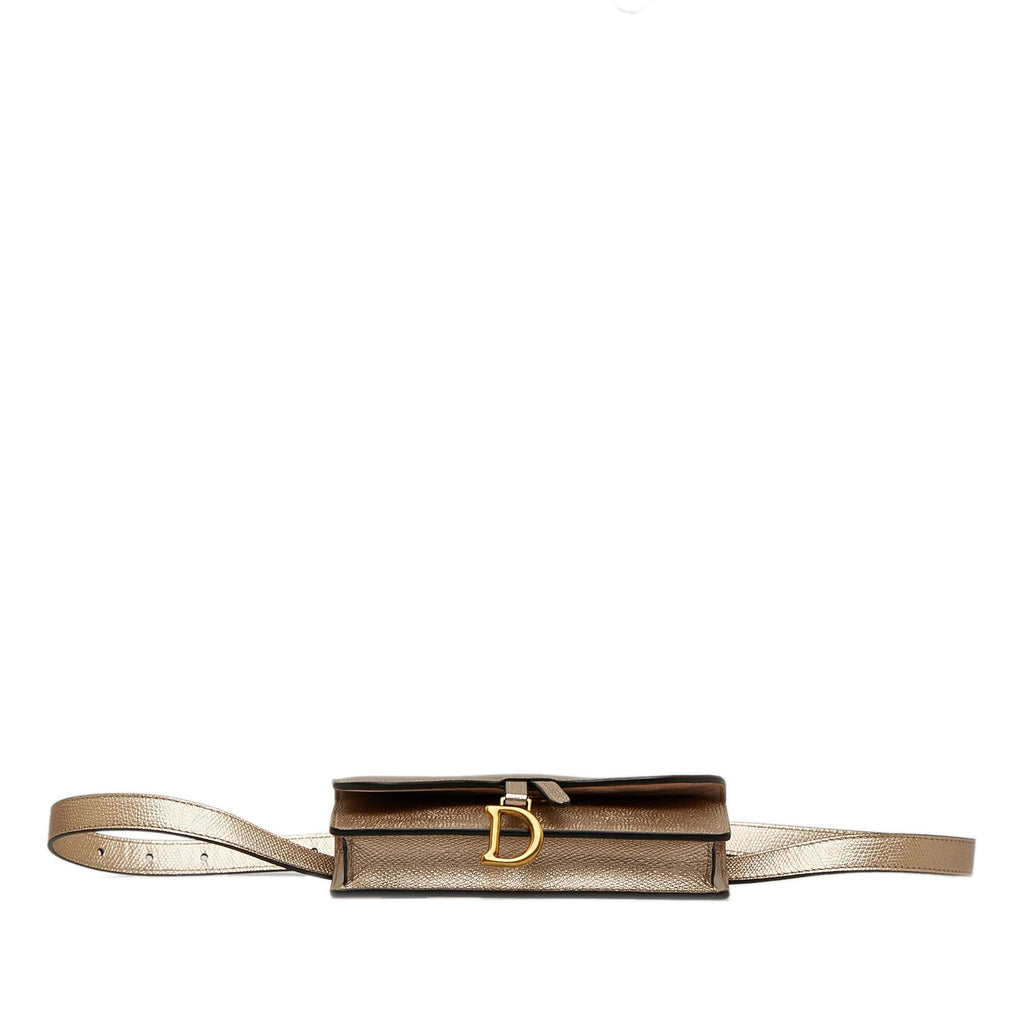 Dior Leather Saddle Belt Bag (SHG-ORVCDh)
