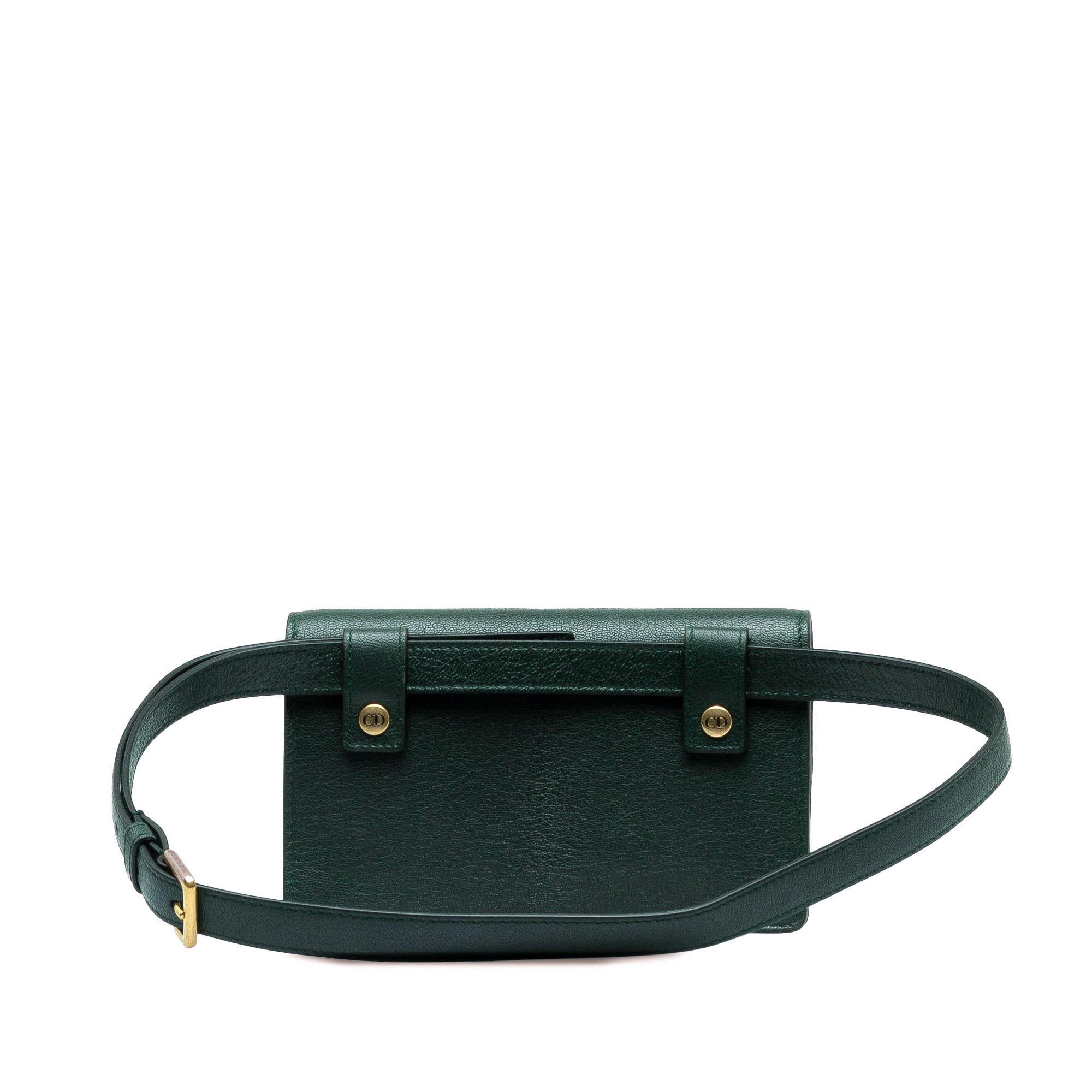 Dior Leather Saddle Belt Bag (SHG-cKYQeE)