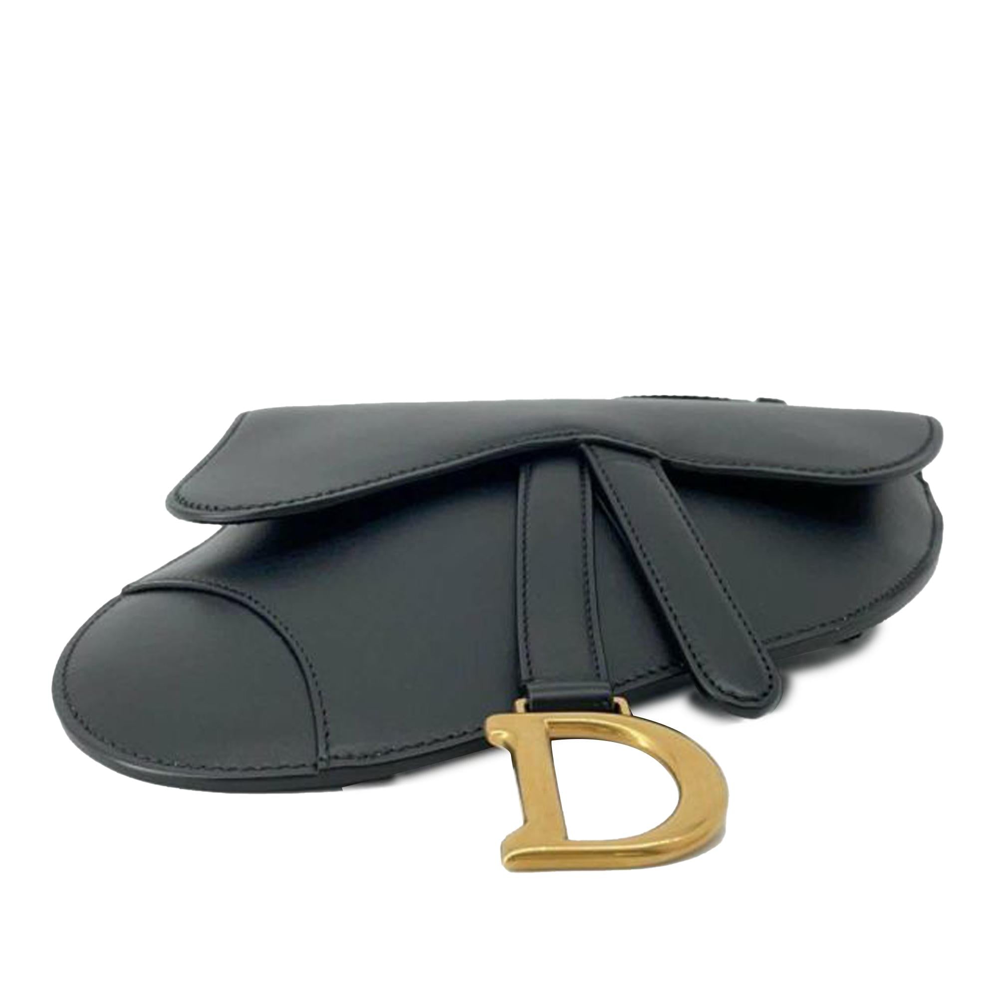 Dior Leather Saddle Belt Bag (SHG-pmxLiv)