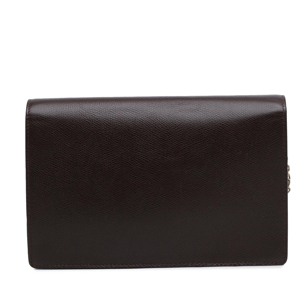 Dior Leather Saddle Wallet On Chain (SHG-8D6TKG)
