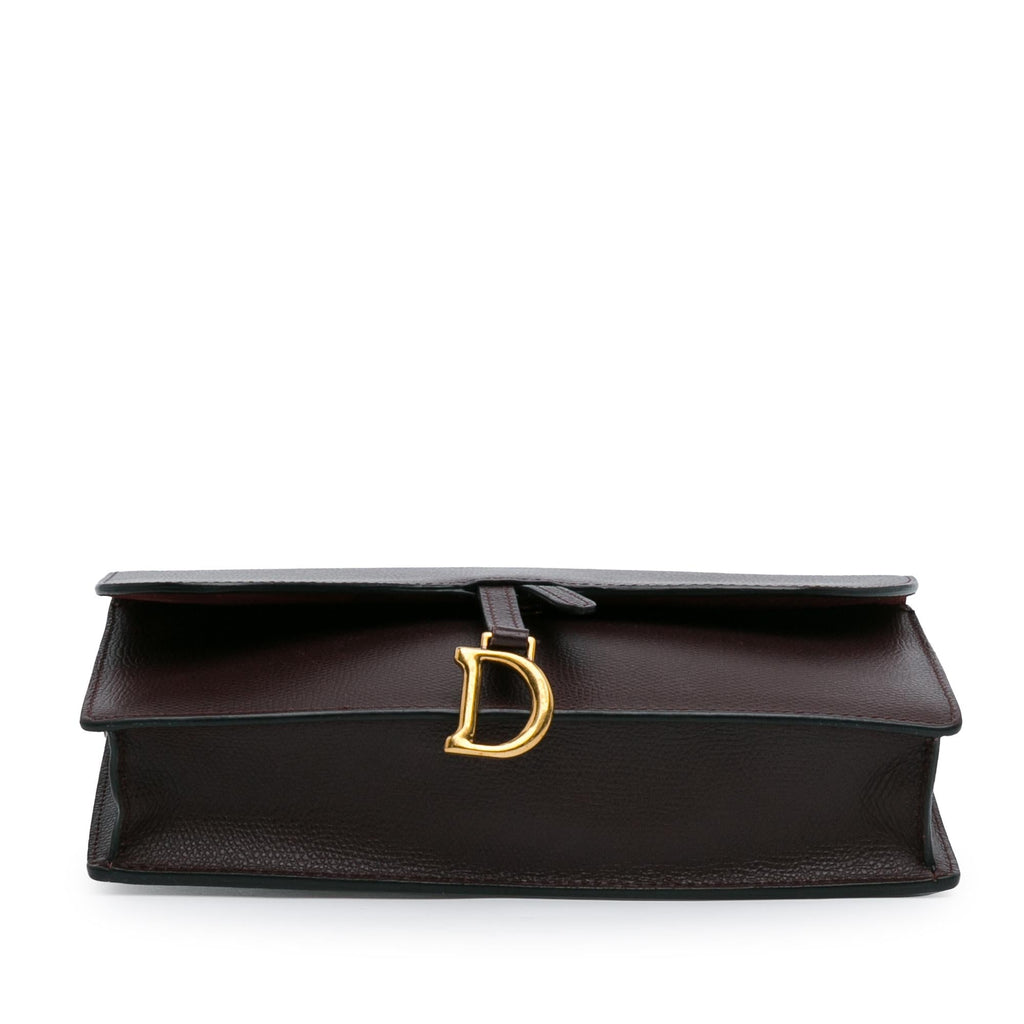 Dior Leather Saddle Wallet On Chain (SHG-8D6TKG)
