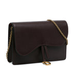 Dior Leather Saddle Wallet On Chain (SHG-8D6TKG)