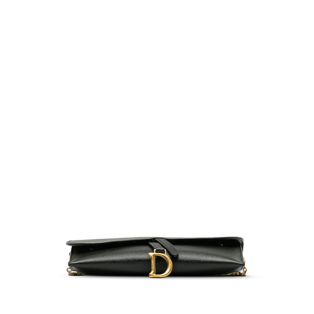 Dior Leather Saddle Wallet On Chain (SHG-i9ZAJm)