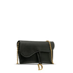 Dior Leather Saddle Wallet On Chain (SHG-i9ZAJm)