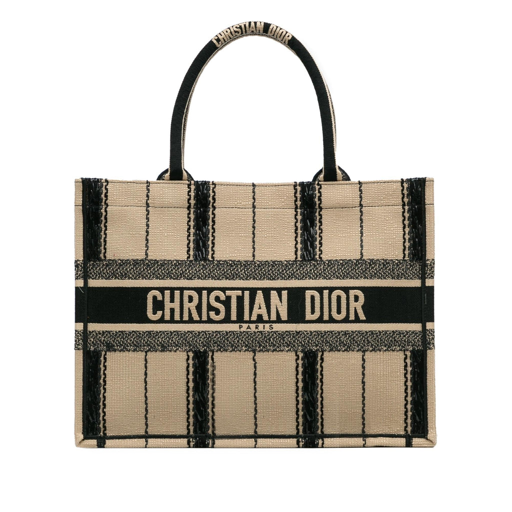 Dior Medium Bayadere Book Tote (SHG-LUu9wh)