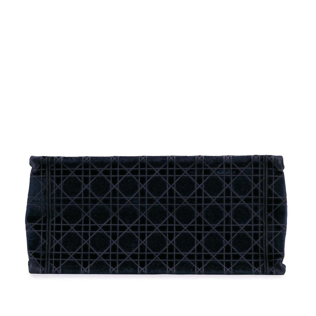 Dior Medium Cannage Embroidered Book Tote (SHG-fvzewU)