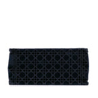 Dior Medium Cannage Embroidered Book Tote (SHG-fvzewU)